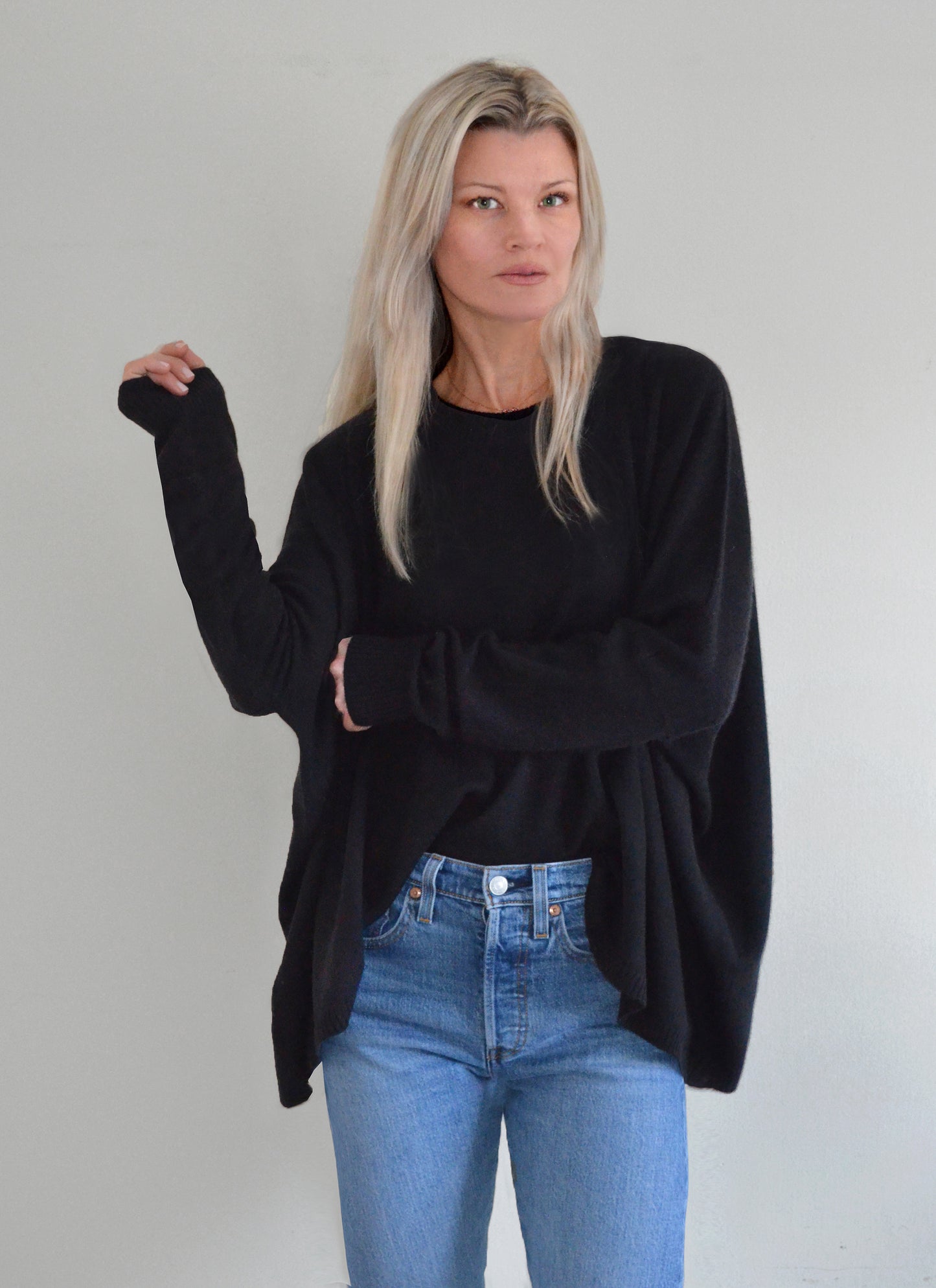 Kylie Oversized Crewneck Pullover