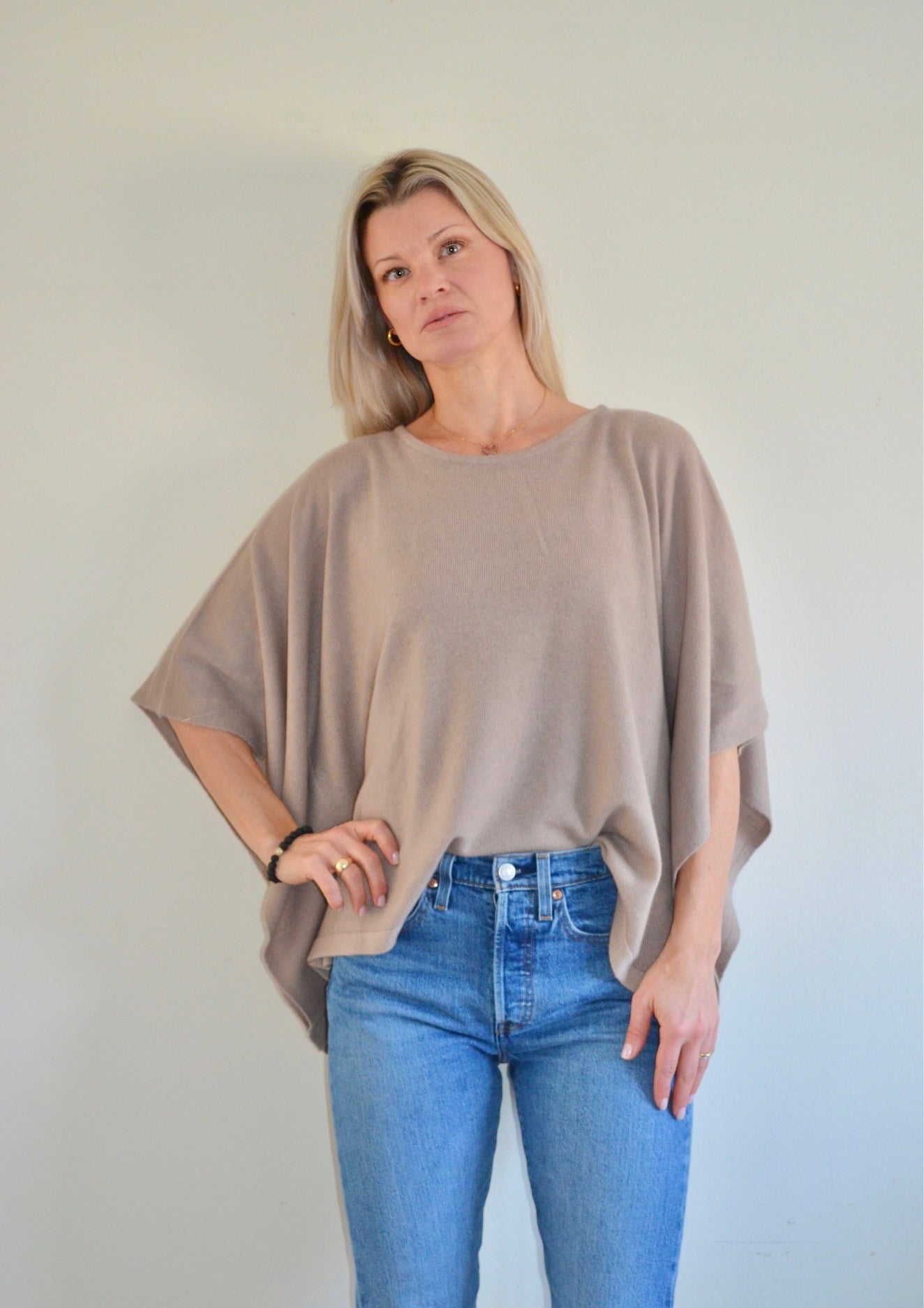 Layla Cashmere Crewneck Sweater | See more colors available